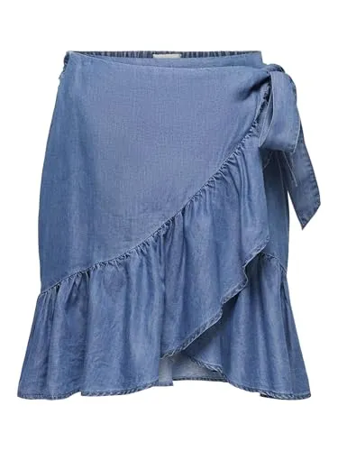 ONLY Onlbea Sofia Wrap gonna denim taglia L