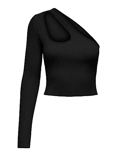 ONLY pullover donna monospalla con apertura taglia M