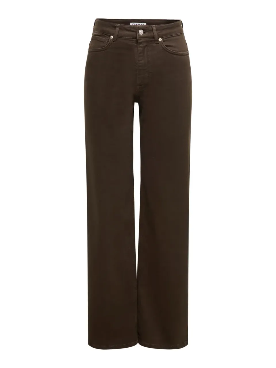 ONLY Onlmadison Wide Leg jeans vita alta marrone