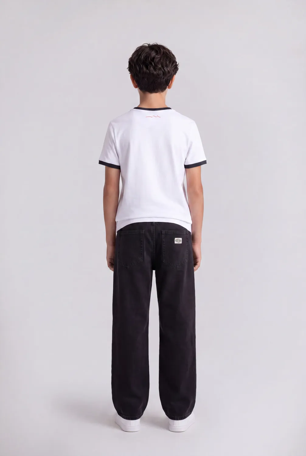 Teddy Smith The Tee 2 R T-shirt bimbo Blanc cotone bordi