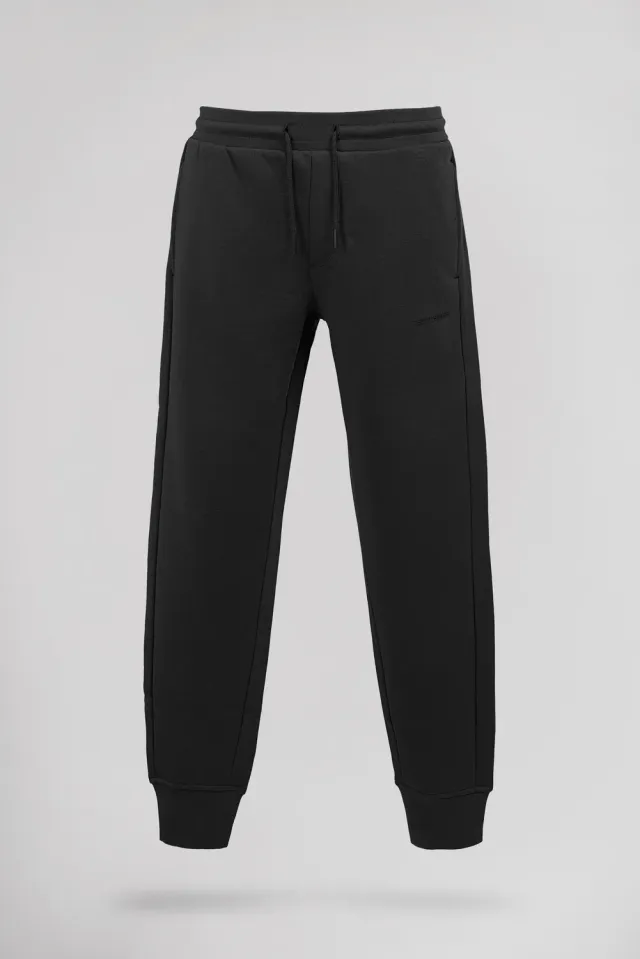 Teddy Smith P-Narky JR Pantalone Tuta Nero Ragazzo