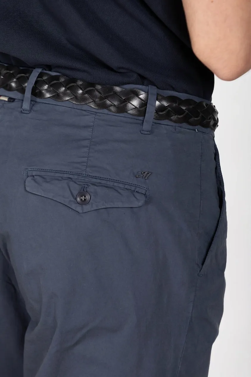 Mason's Boston Pinces pantalone chino carta zucchero relaxed