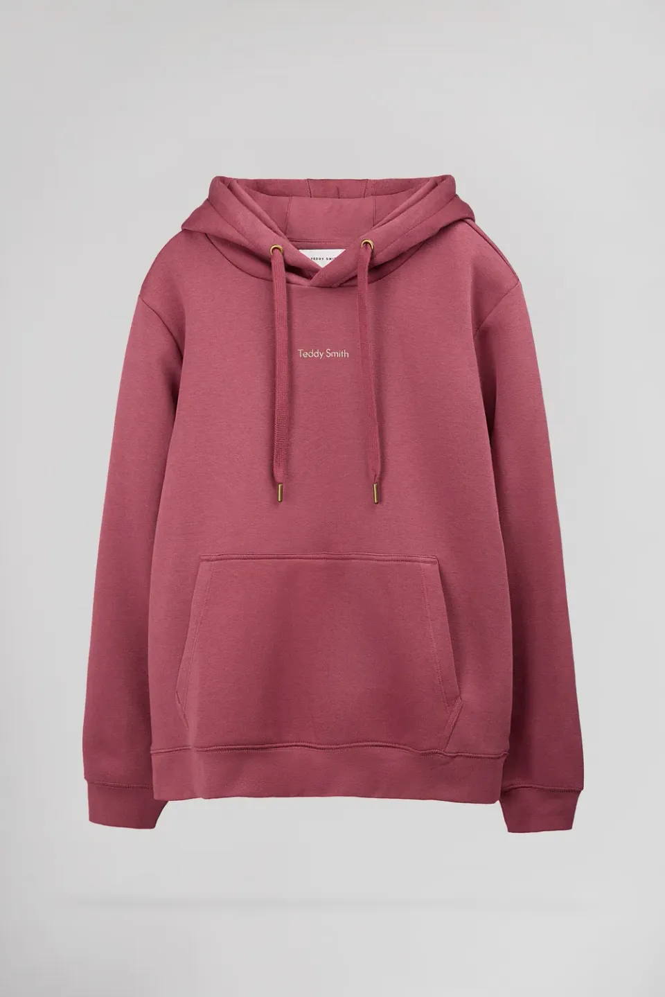 Teddy Smith S-Solene Hoody felpa donna lampone