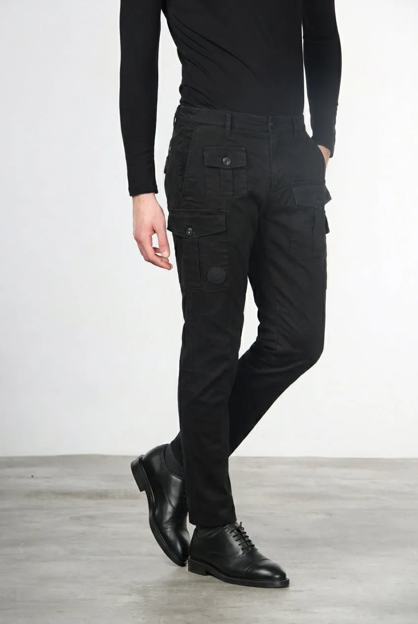 Mason's George Coolpocket cargo uomo nero carrot fit