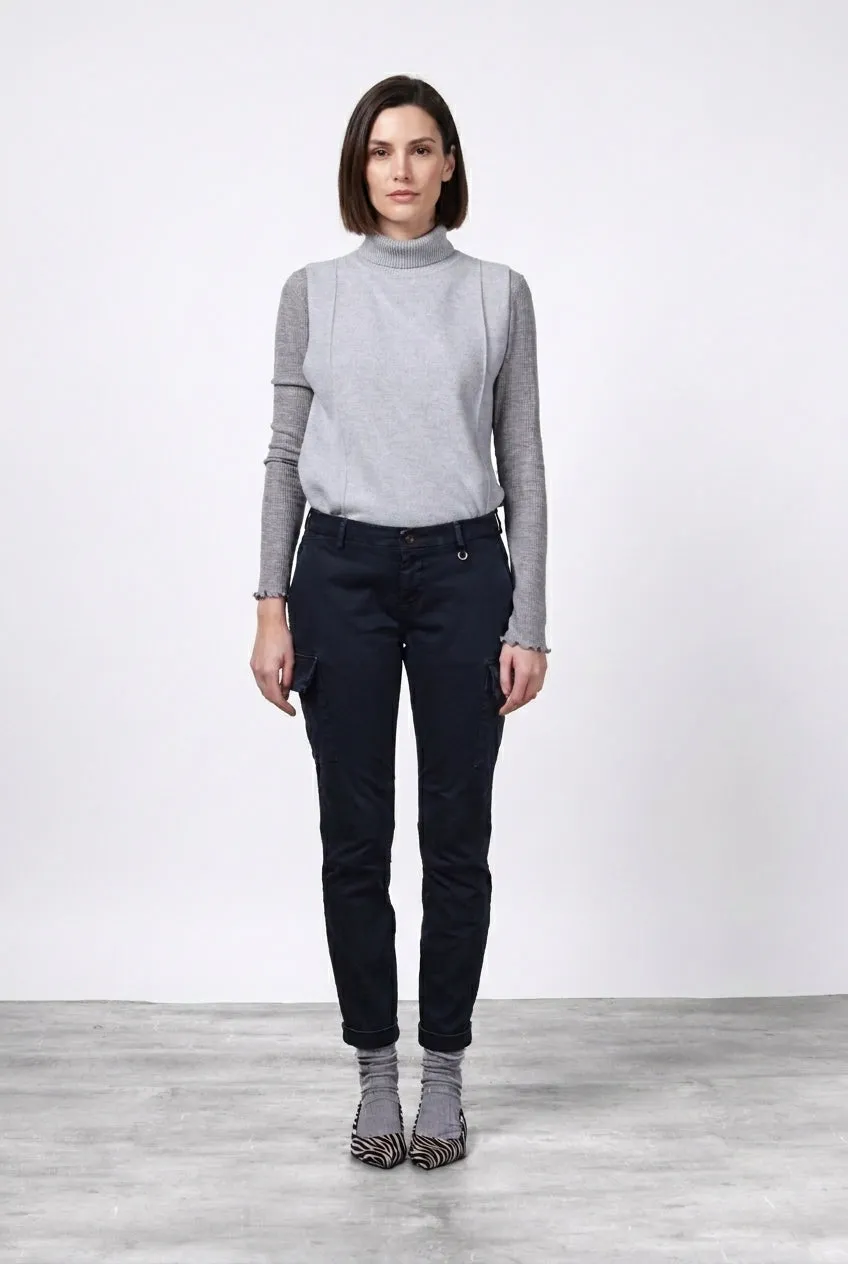 Mason's Chile City cargo donna blu notte slim