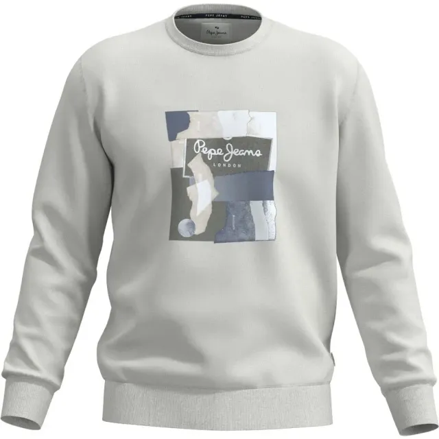 Pepe Jeans Oldwive Crew felpa uomo L bianca girocollo