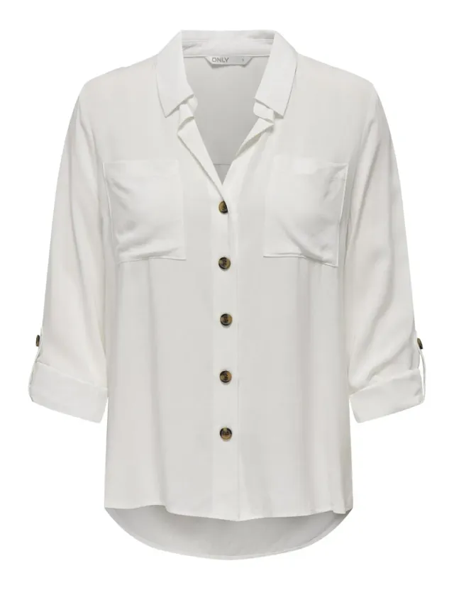 ONLY Asmin Camicia Donna M Maniche Lunghe Viscosa