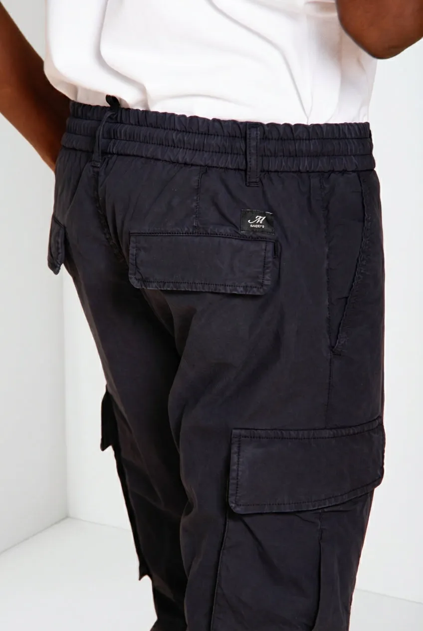 Mason's Chile Jogger cargo uomo tela blu notte extra slim