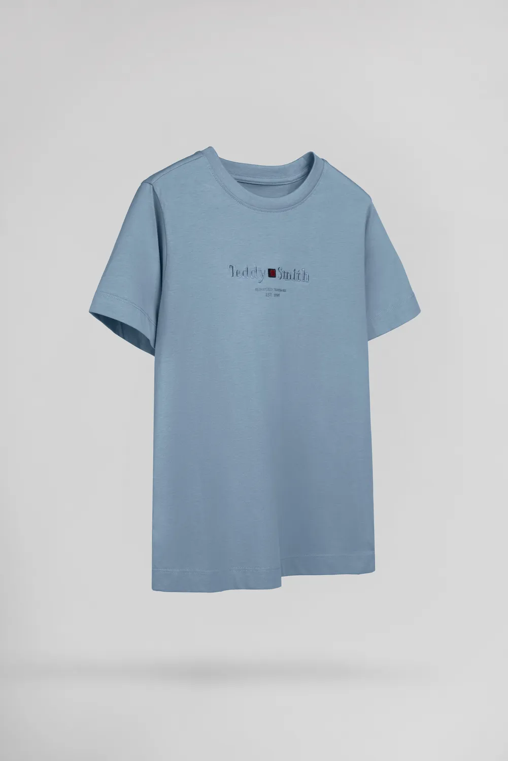 Teddy Smith T-Jim MC JR T-shirt blu bambino