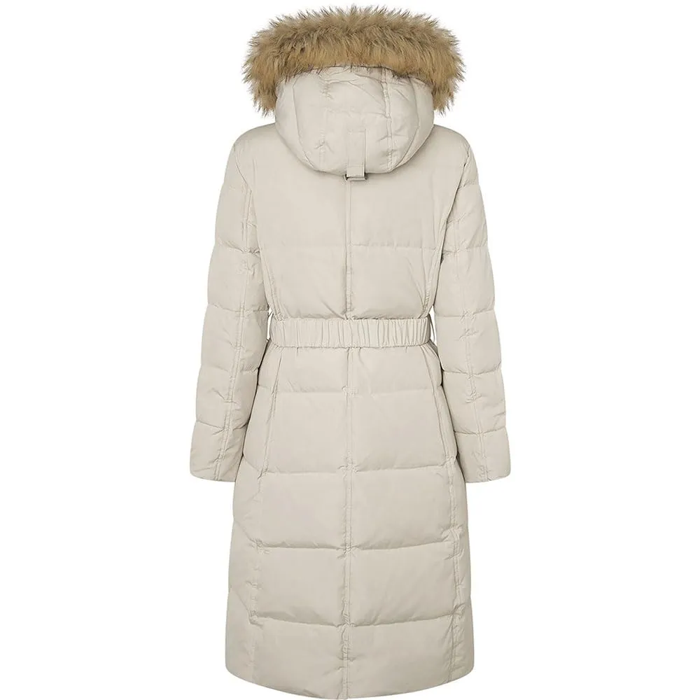 Pepe Jeans Bella Piumino donna lungo cappuccio piuma
