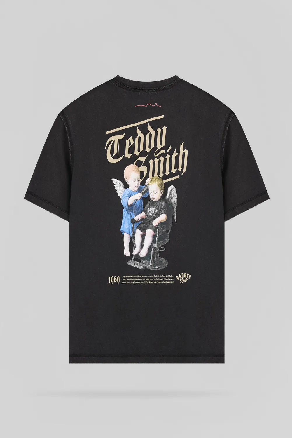 Teddy Smith T-Angel MC t-shirt nera loose fit