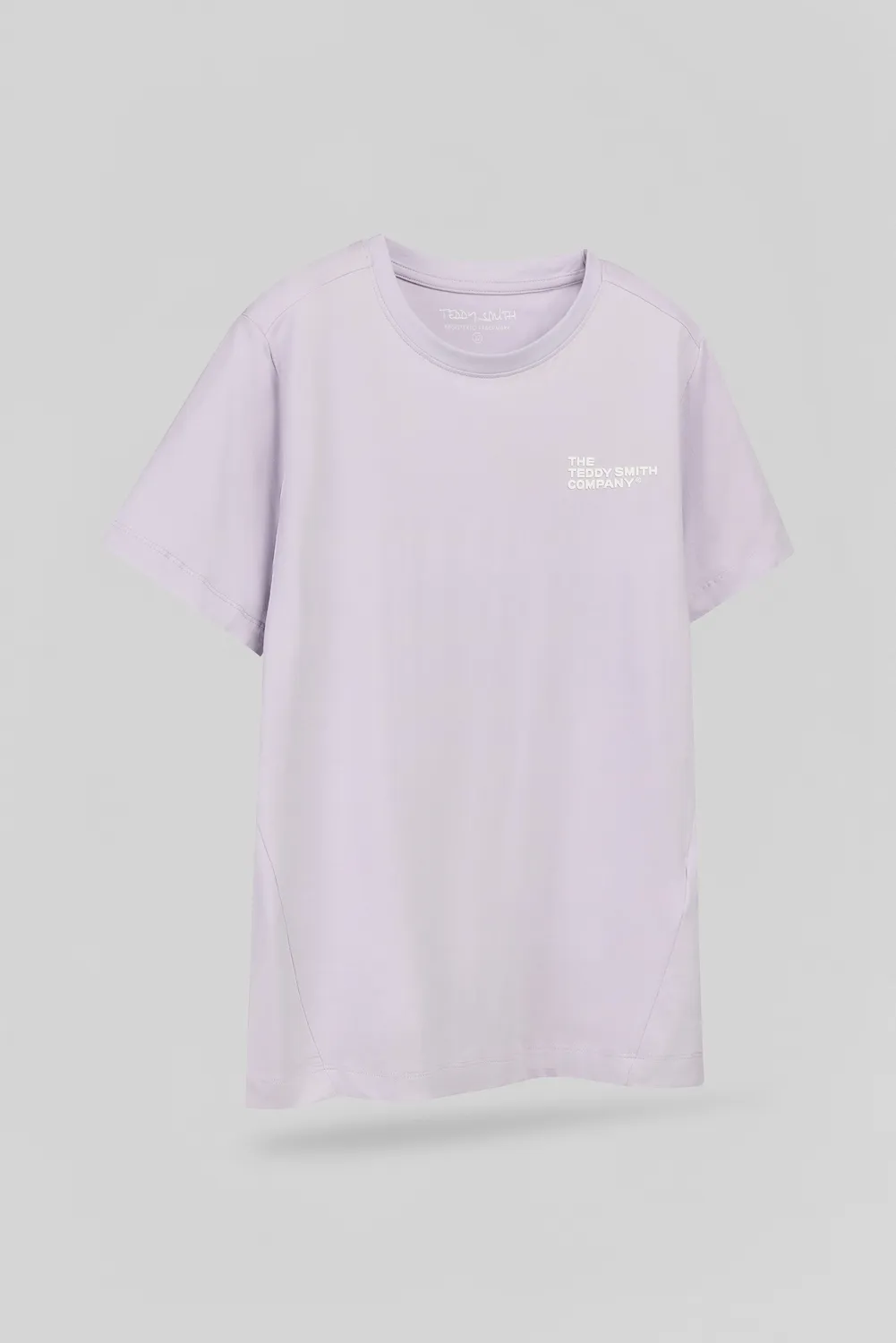Teddy Smith T-Company JR t-shirt ragazzo lavanda elasticizzata