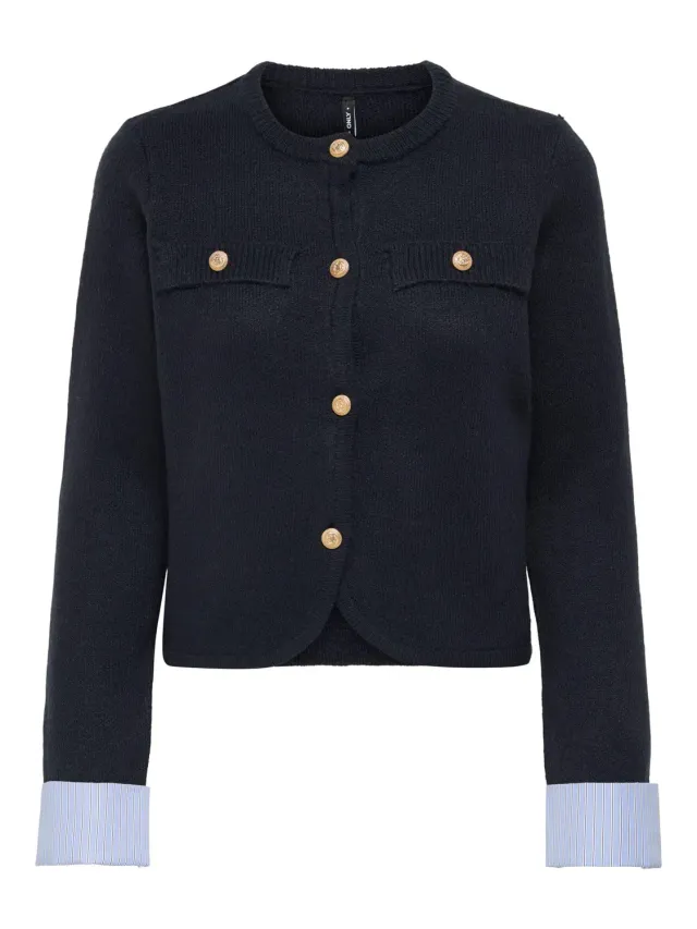 ONLY Onlaustin giacca maglia scollo rotondo pacco da 1