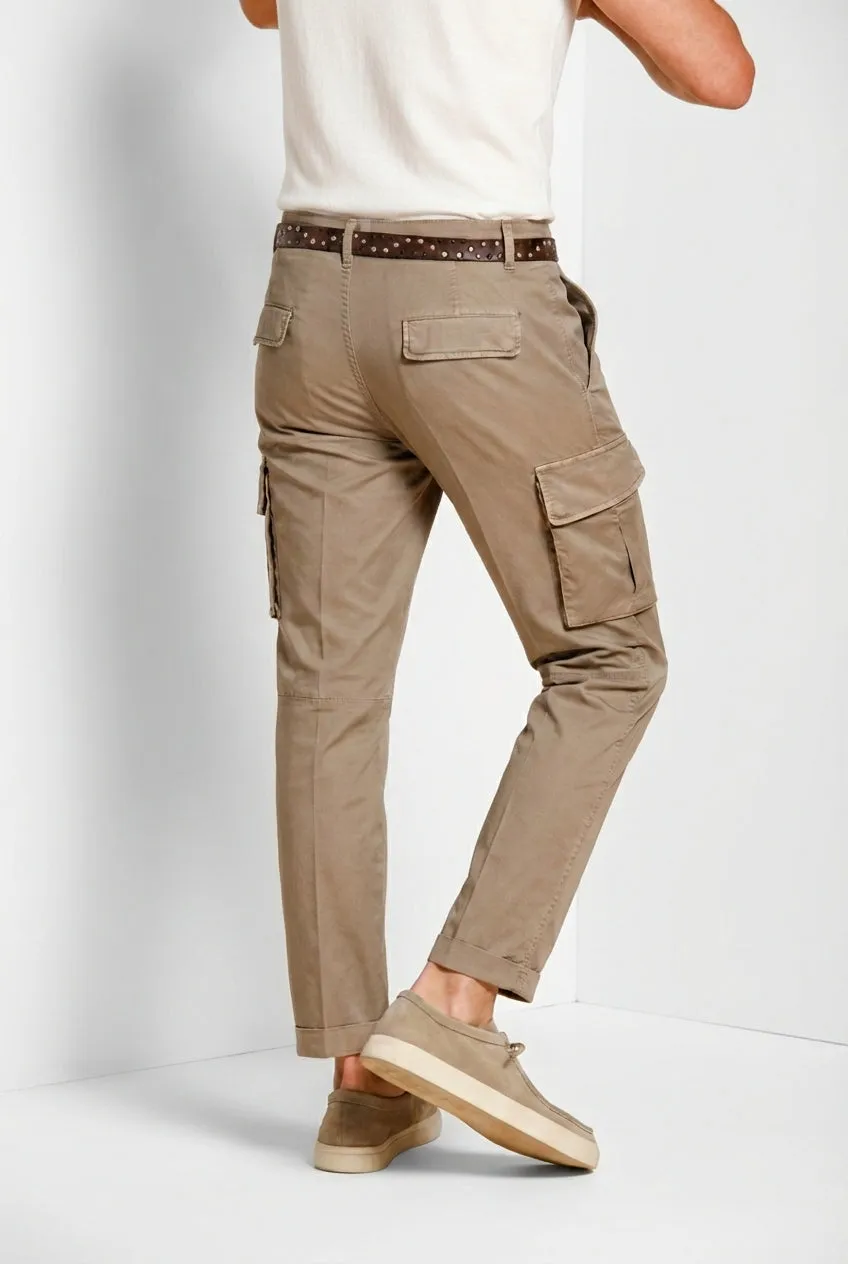 Mason's Chile Regular pantalone cargo tortora regular
