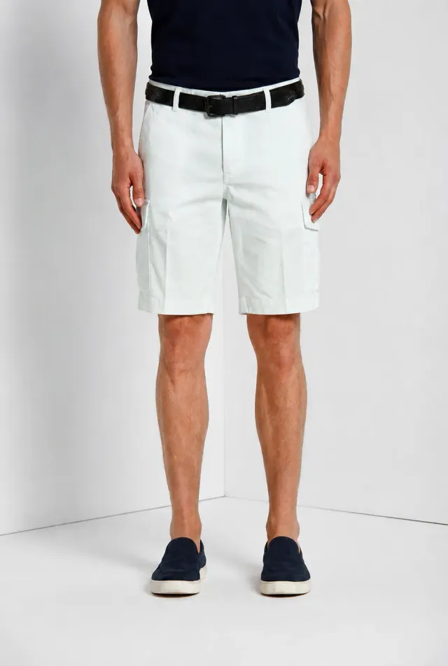 Mason's Chile Bermuda Cargo Uomo Celeste Slim