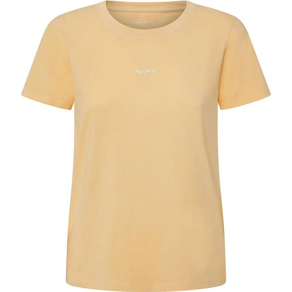 Pepe Jeans Emily T-Shirt Donna Slim Logo Cotone