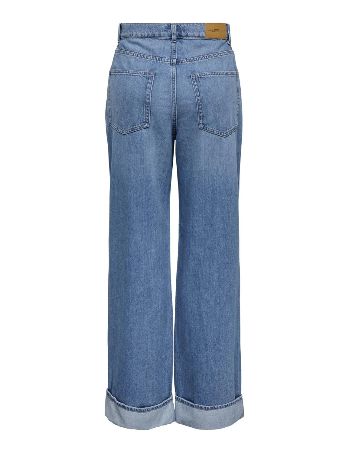 ONLY Onlhope Ex HW Wide Fold Up DNM Pim jeans 29W/32L vita alta