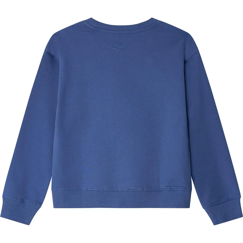 Pepe Jeans Annie Felpa Bambina 8 Anni Blu Girocollo