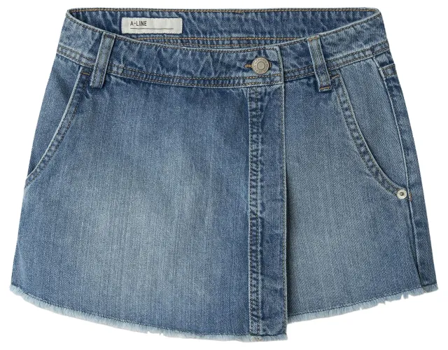 Pepe Jeans Tammy Frayed gonna shorts bambina 12 anni denim
