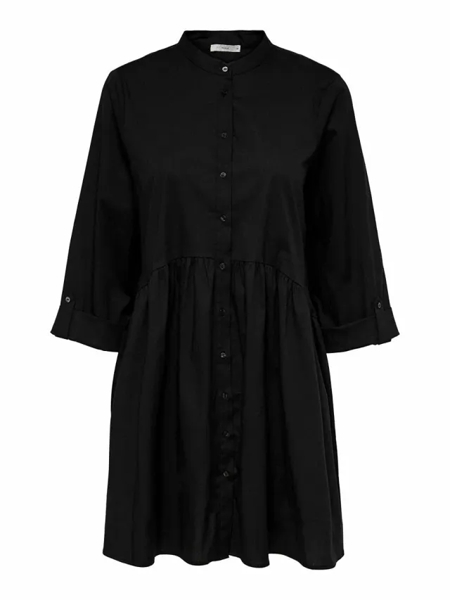 ONLY Onlditte Life abito donna 3/4 nero taglia 40 maniche 3/4