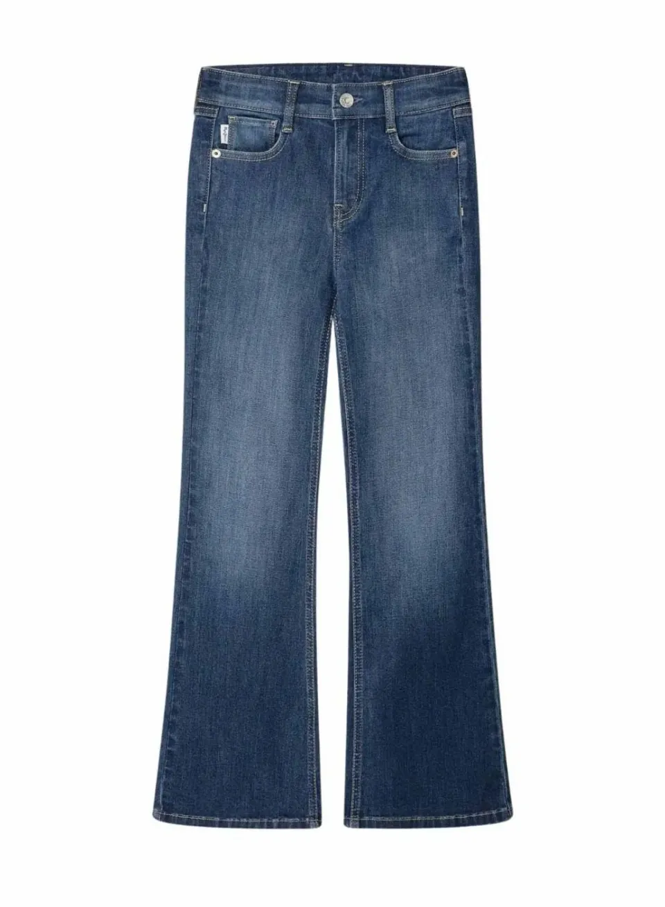 Pepe Jeans Willa Slim Flare Jeans Bambina Blu Oxford