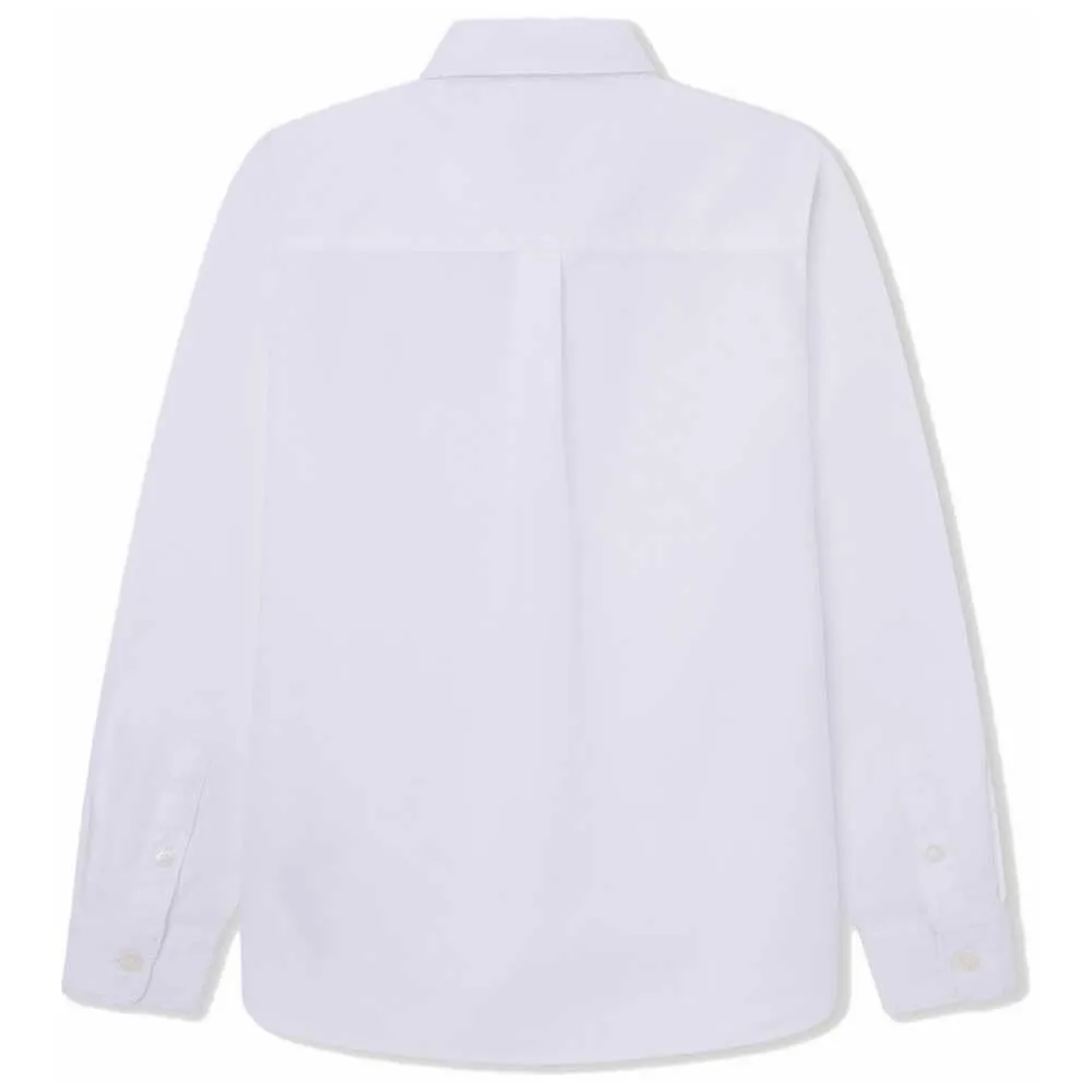 Pepe Jeans Nace Camicia Bambino Bianca Cotone