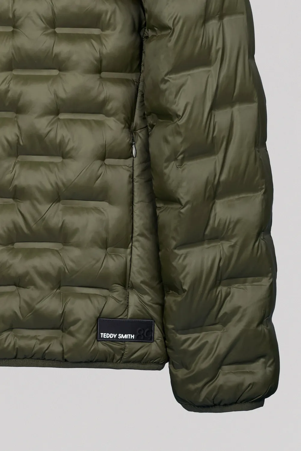 Teddy Smith Blight 2 piumino uomo kaki leggero