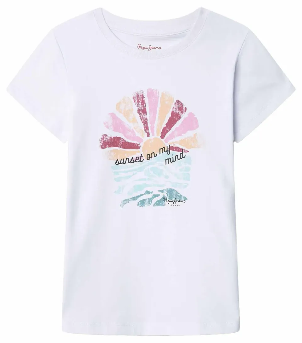 Pepe Jeans Giada t-shirt bambina 10 anni con grafica
