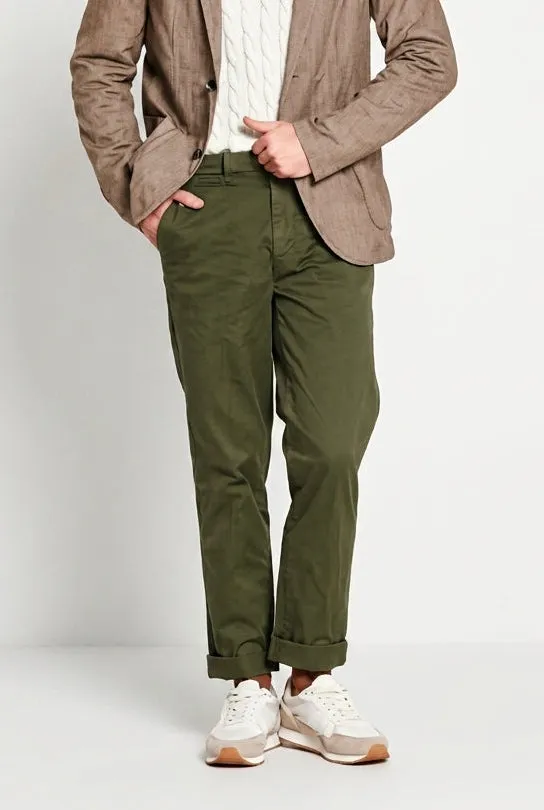 Mason's Boston Chinos pantalone chino oliva relaxed