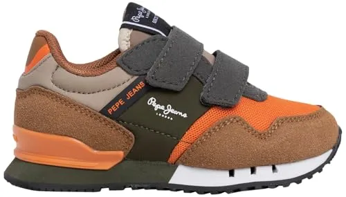 Pepe Jeans London Park BK sneakers bimbo 43 arancioni