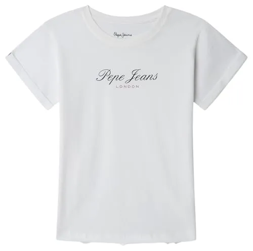 Pepe Jeans Genesis t-shirt bambina gialla cotone
