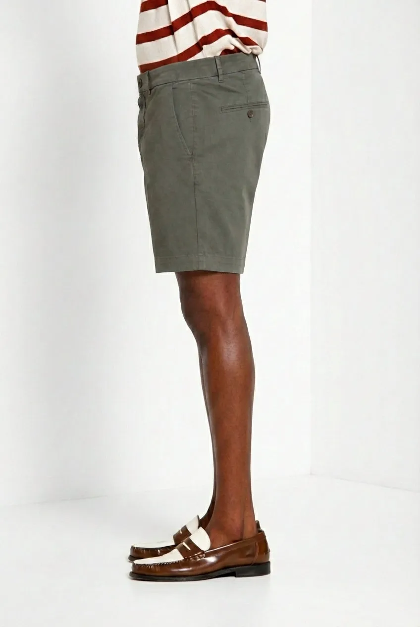 Mason's Chinos bermuda uomo verde militare relaxed