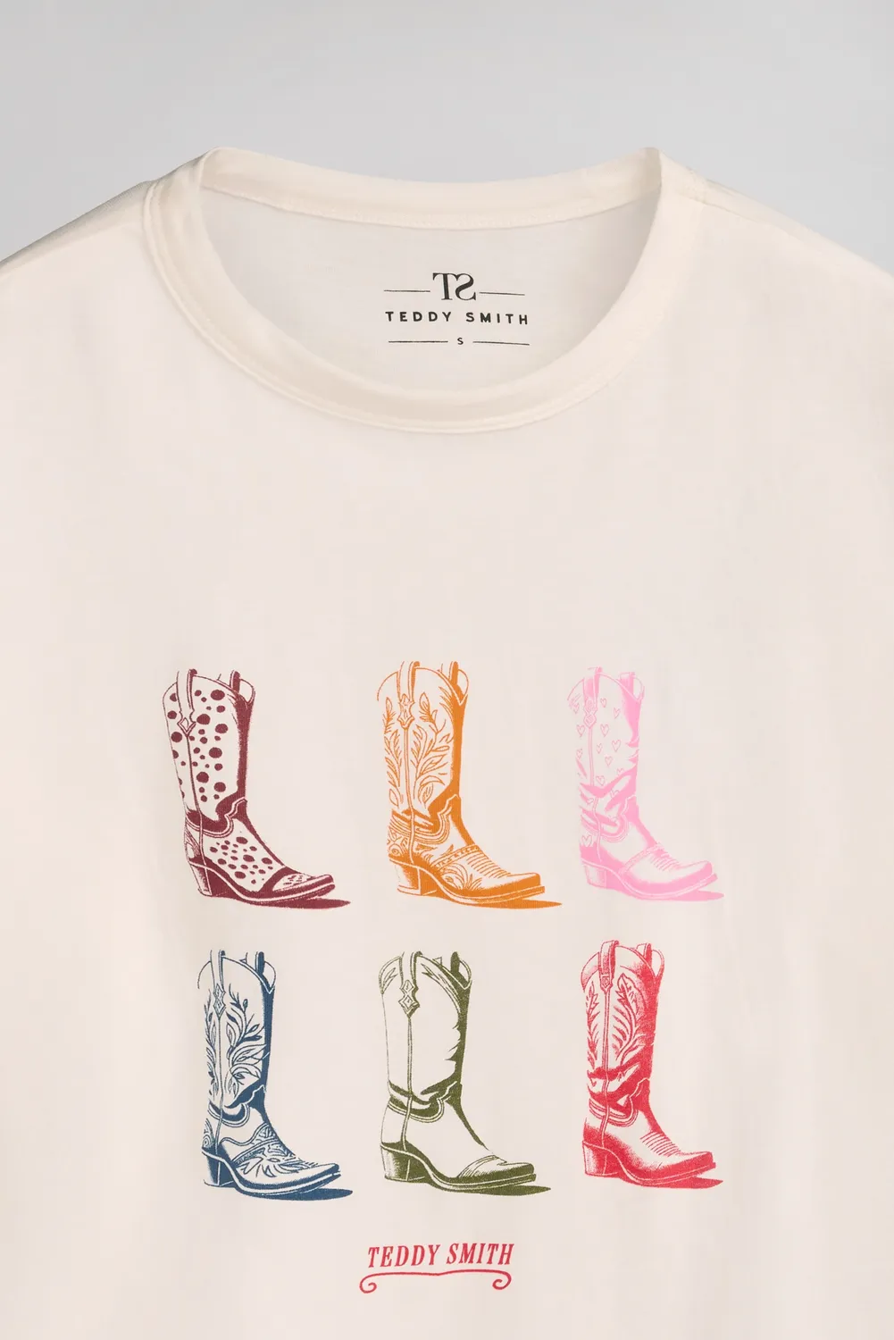 Teddy Smith T-Leya MC T-Shirt Donna Bianca Oversize 100% Cotone