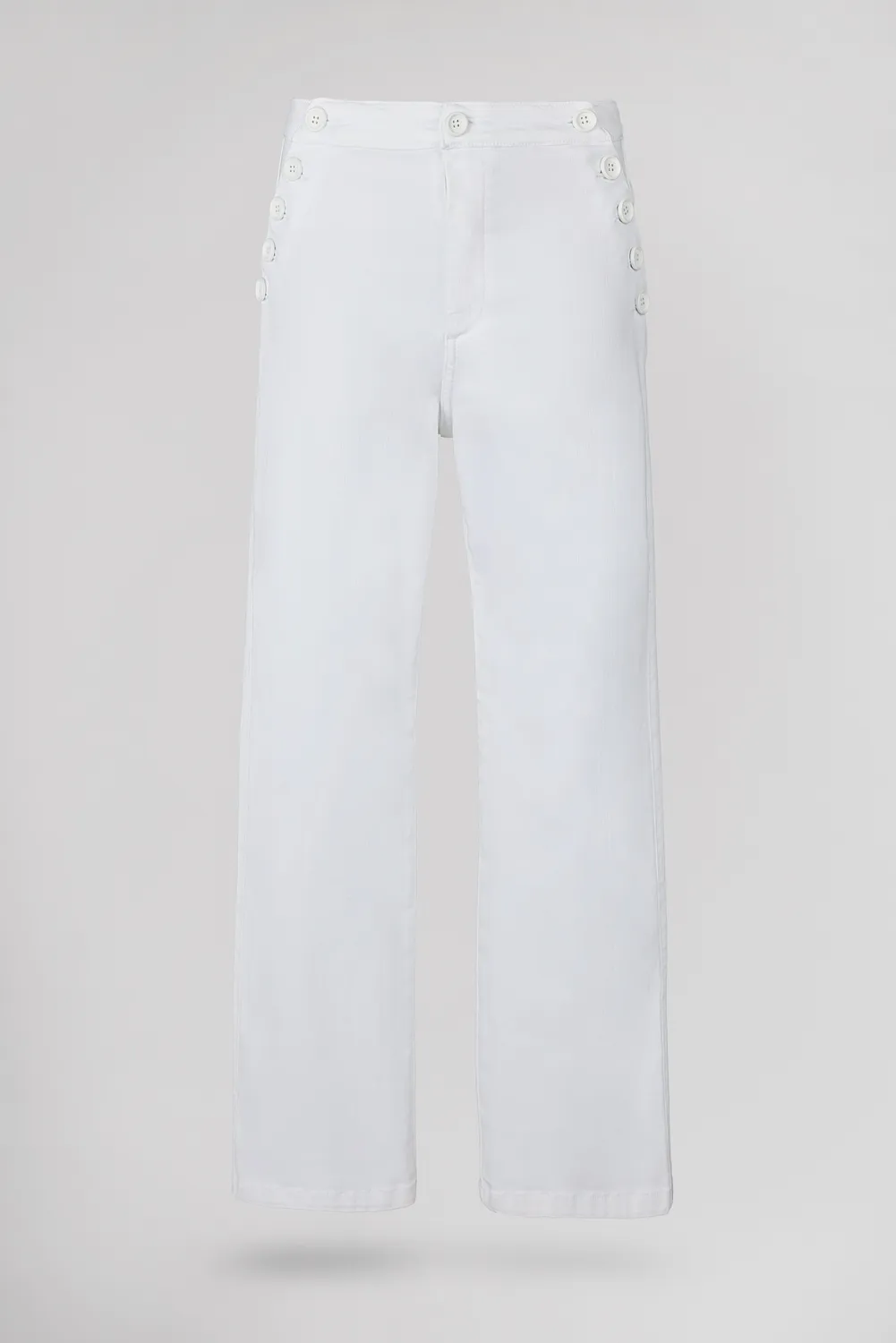 Teddy Smith P-Marina White jeans donna bianco vita alta