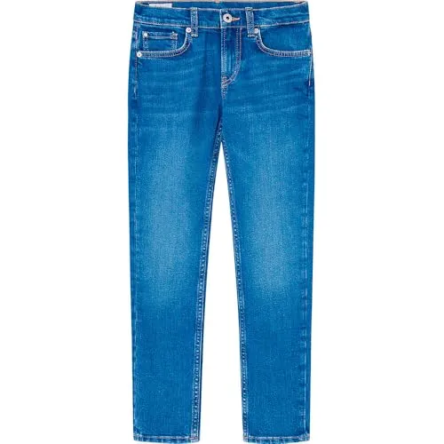 Pepe Jeans Tapered Jeans Jr Pb202203 jeans bimbo blu