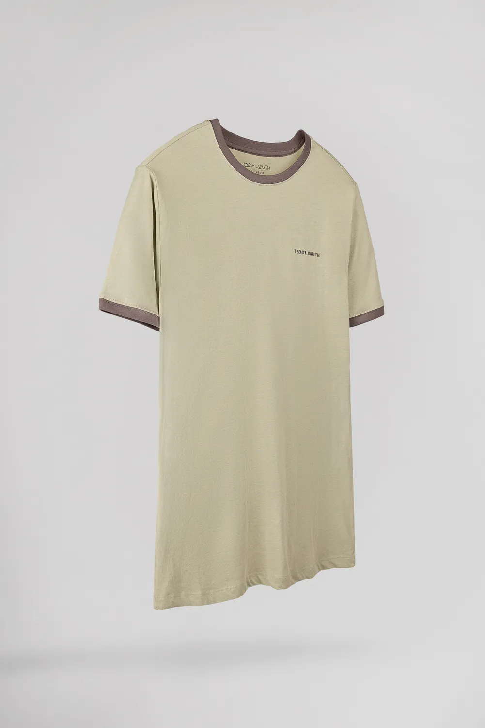Teddy Smith The-Tee 2 R t-shirt verde salvia uomo