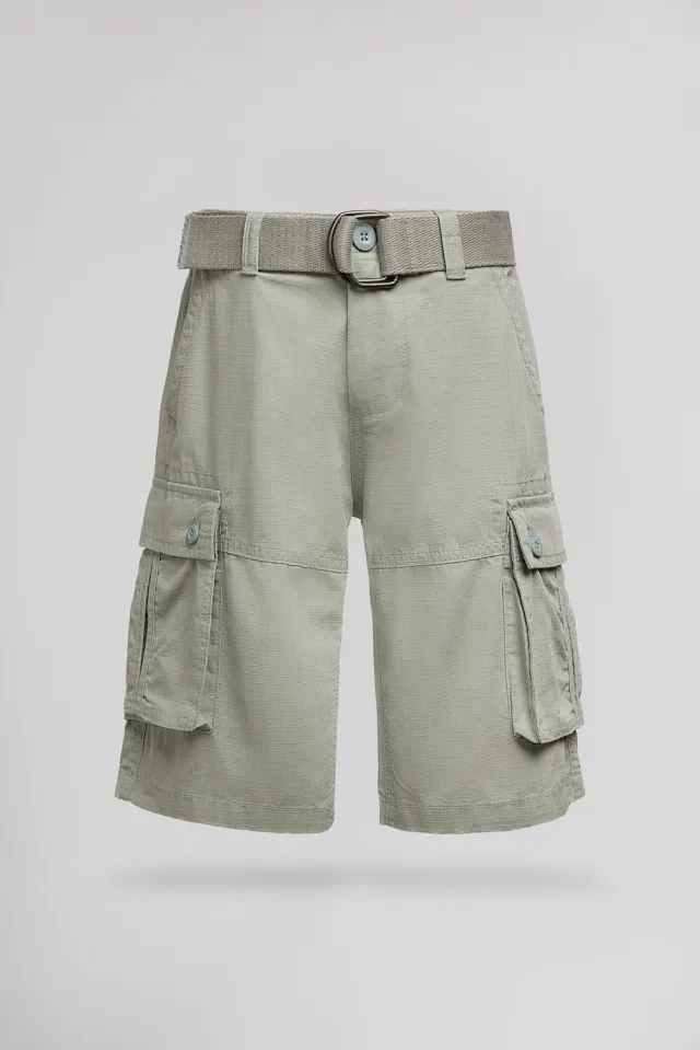 Teddy Smith S-Moon Cargo SH JR shorts iceberg green cotone