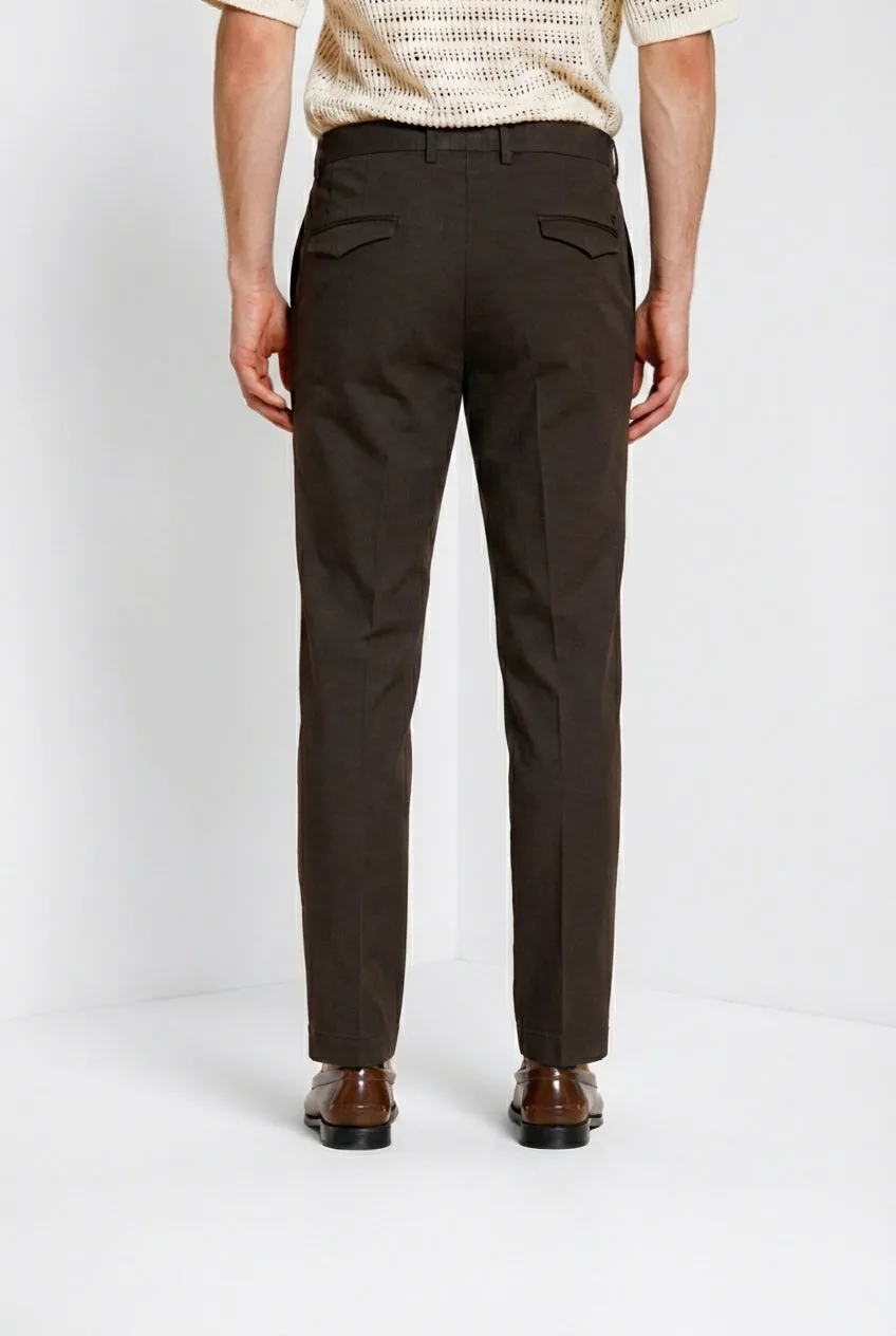Mason's Torino City Icon Flex chino marrone slim fit