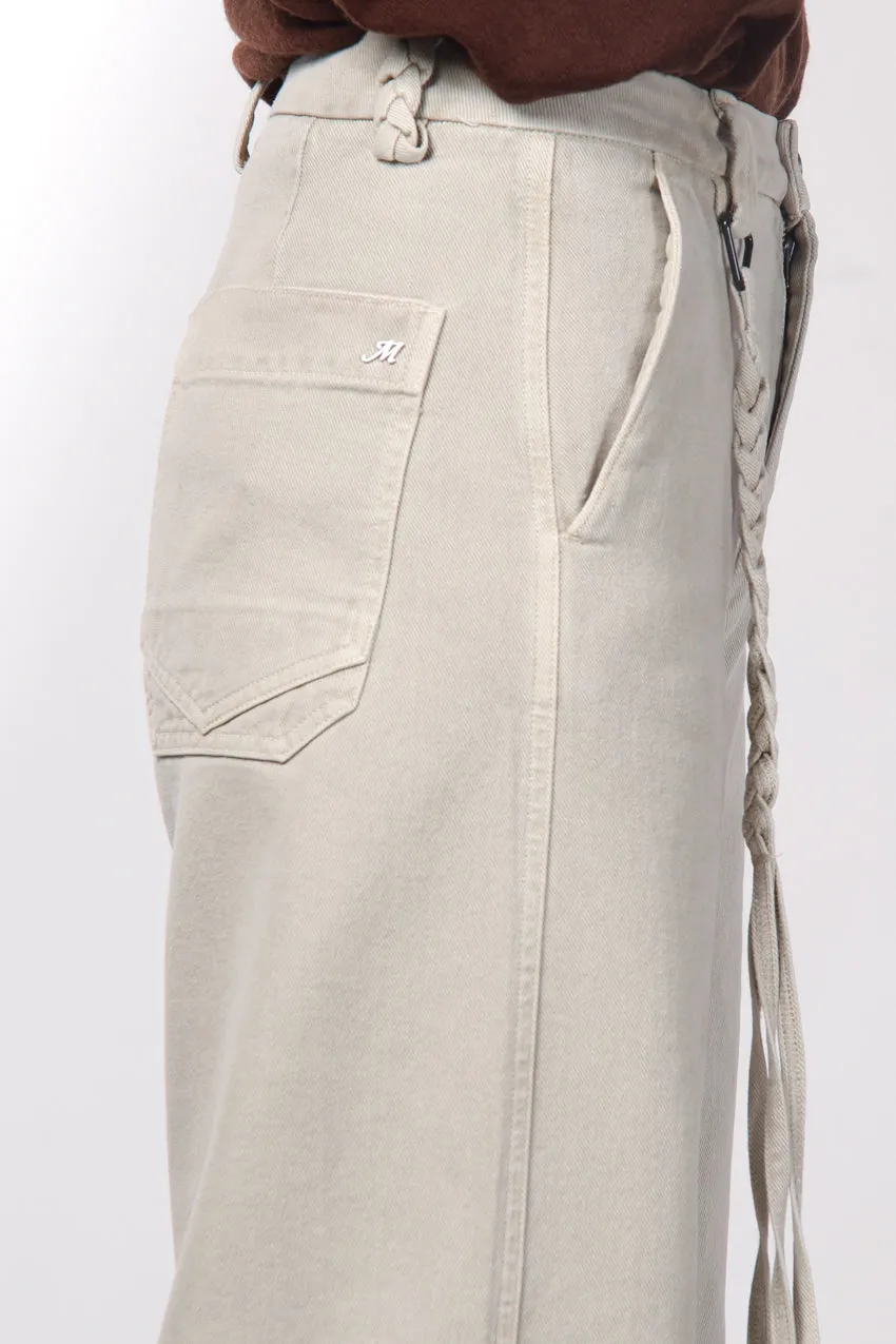 Mason's Valerie pantalone chino donna baloon ghiaccio