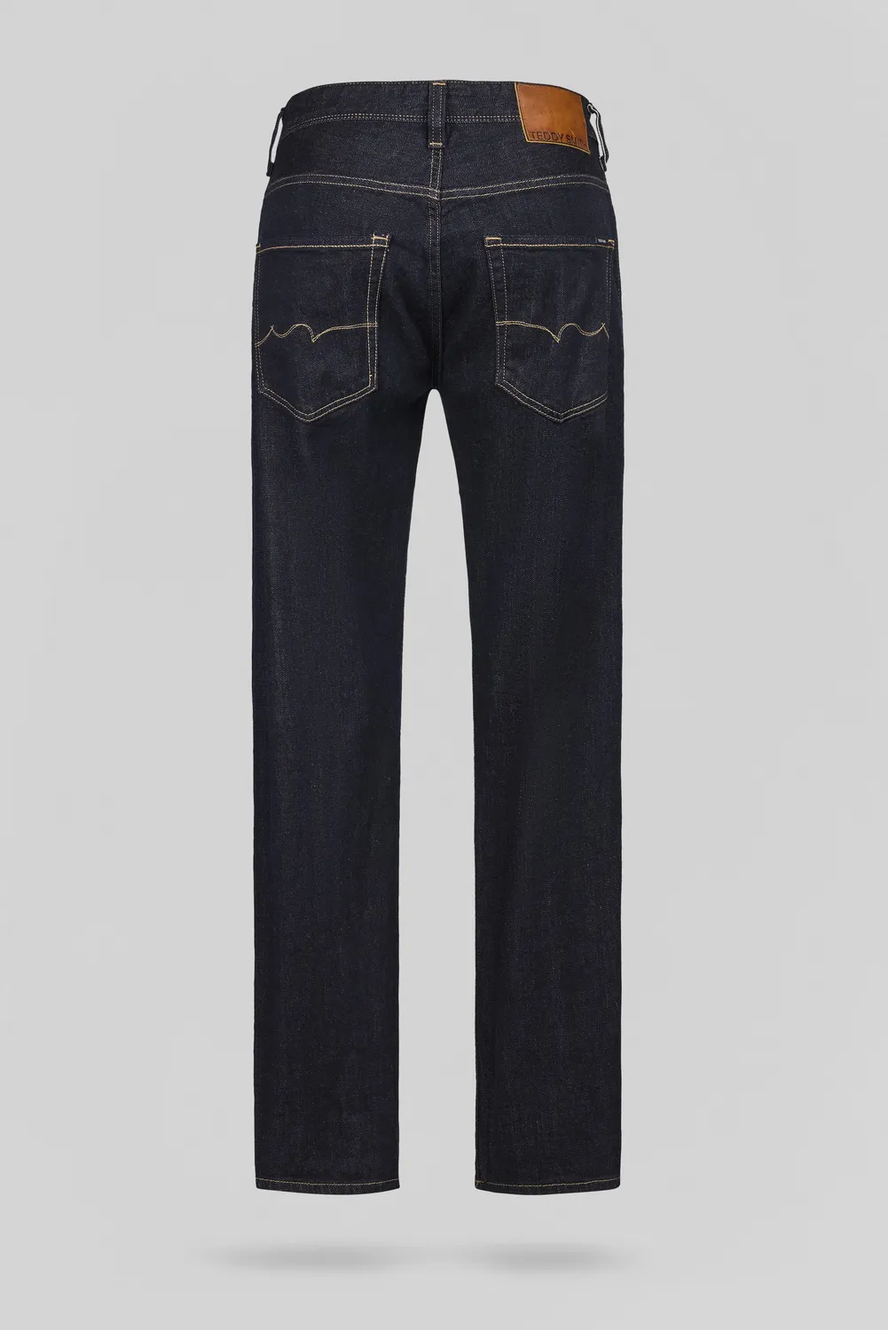 Teddy Smith REG Selvedge Jeans Dritto Uomo Dark Blue L32
