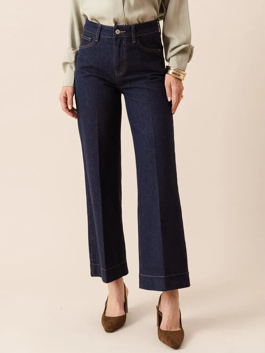 Oraije Vienna jeans wide grezzo regular