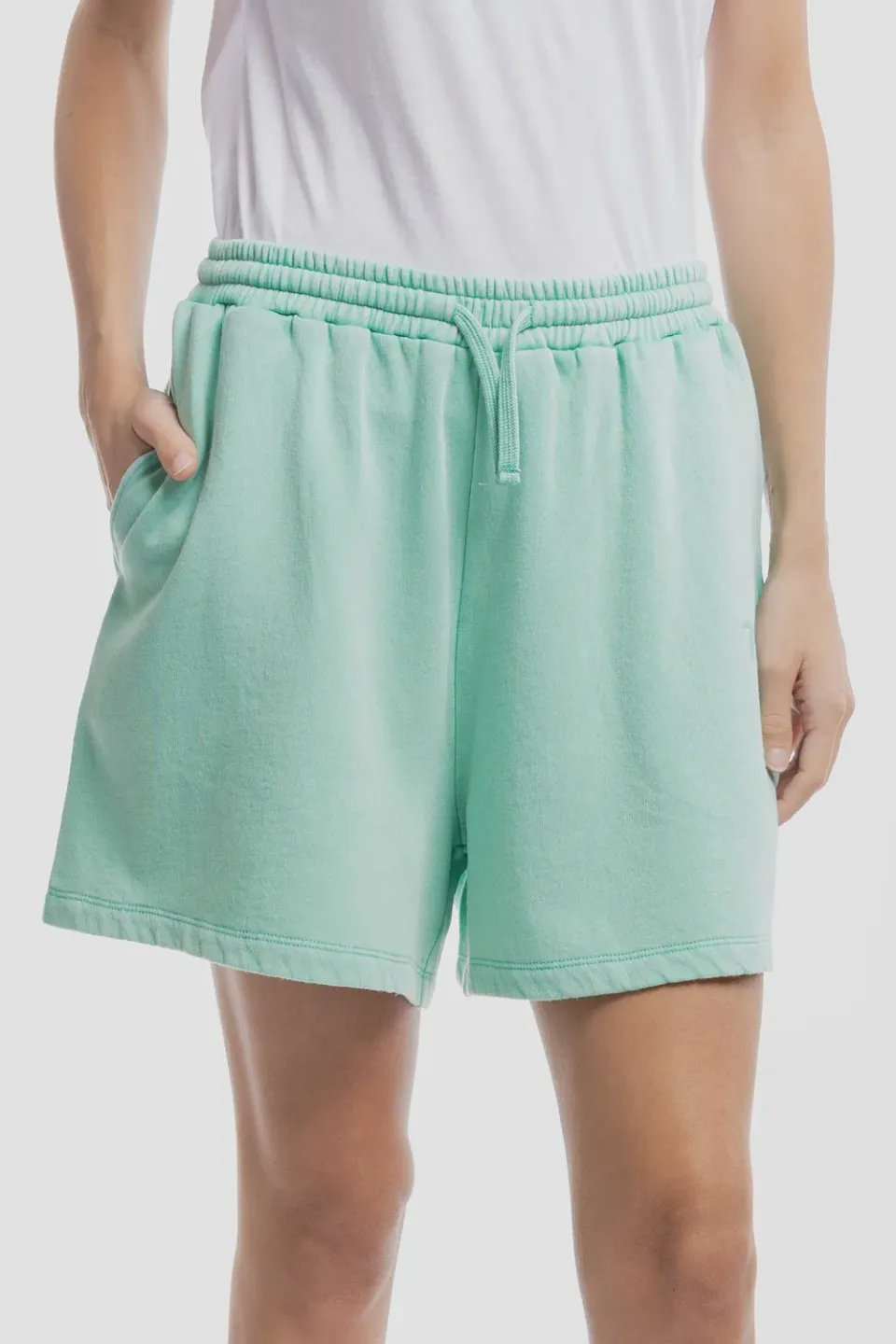 Teddy Smith S-Vito shorts felpa verde menta