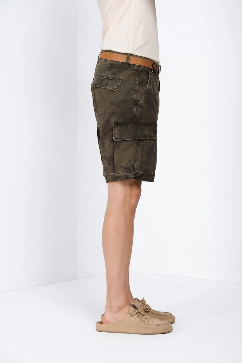 Mason's Chile M74 bermuda cargo camouflage verde