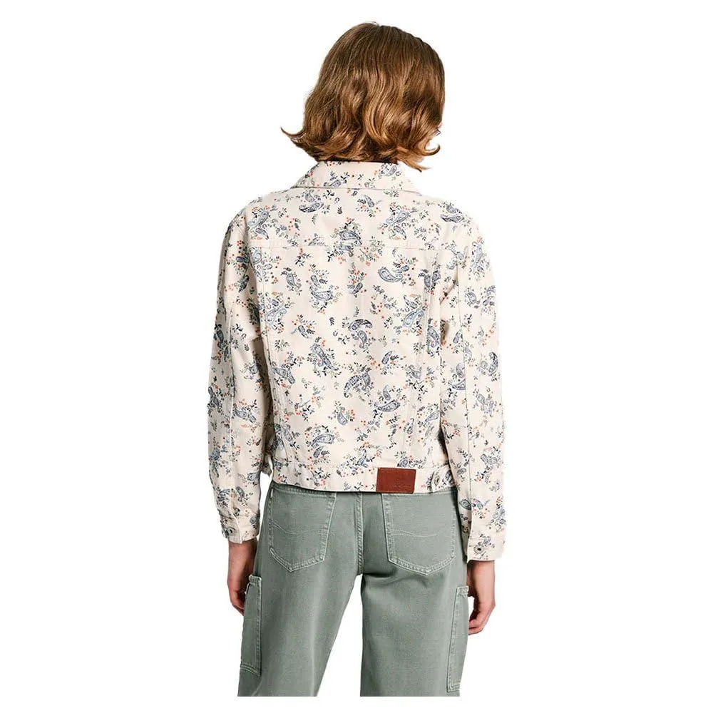 Pepe Jeans Giacca Jeans Donna XXS Motivo Floreale