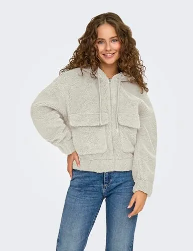 Only Onltanja teddy jacket donna M in pile caldo
