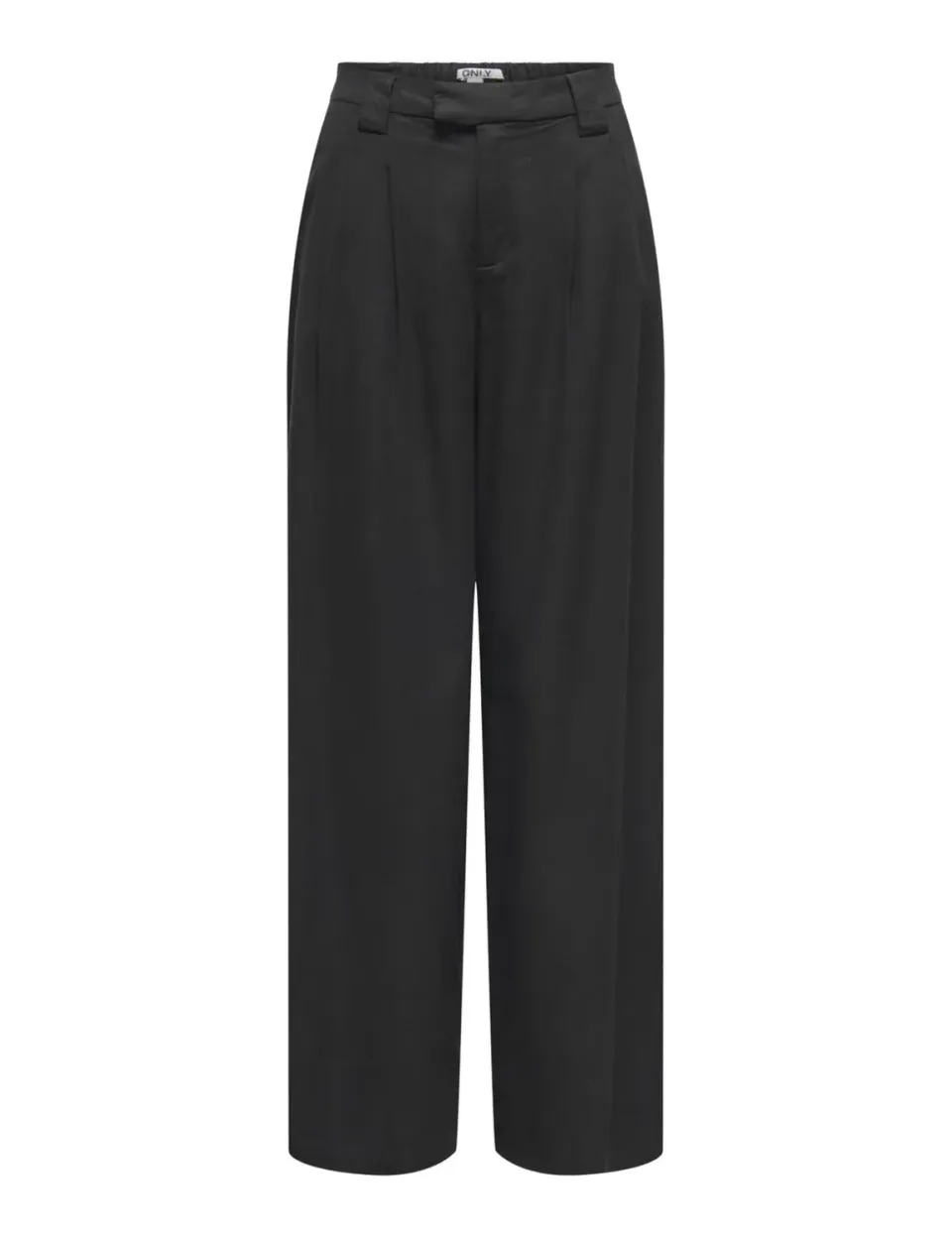 ONLY Onlsvea Goa Pantalone Lino Nero ampio