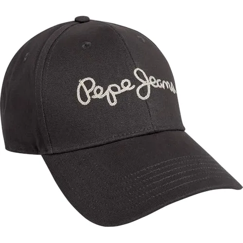 Pepe Jeans Mallon Cappellino Uomo Nero in Cotone