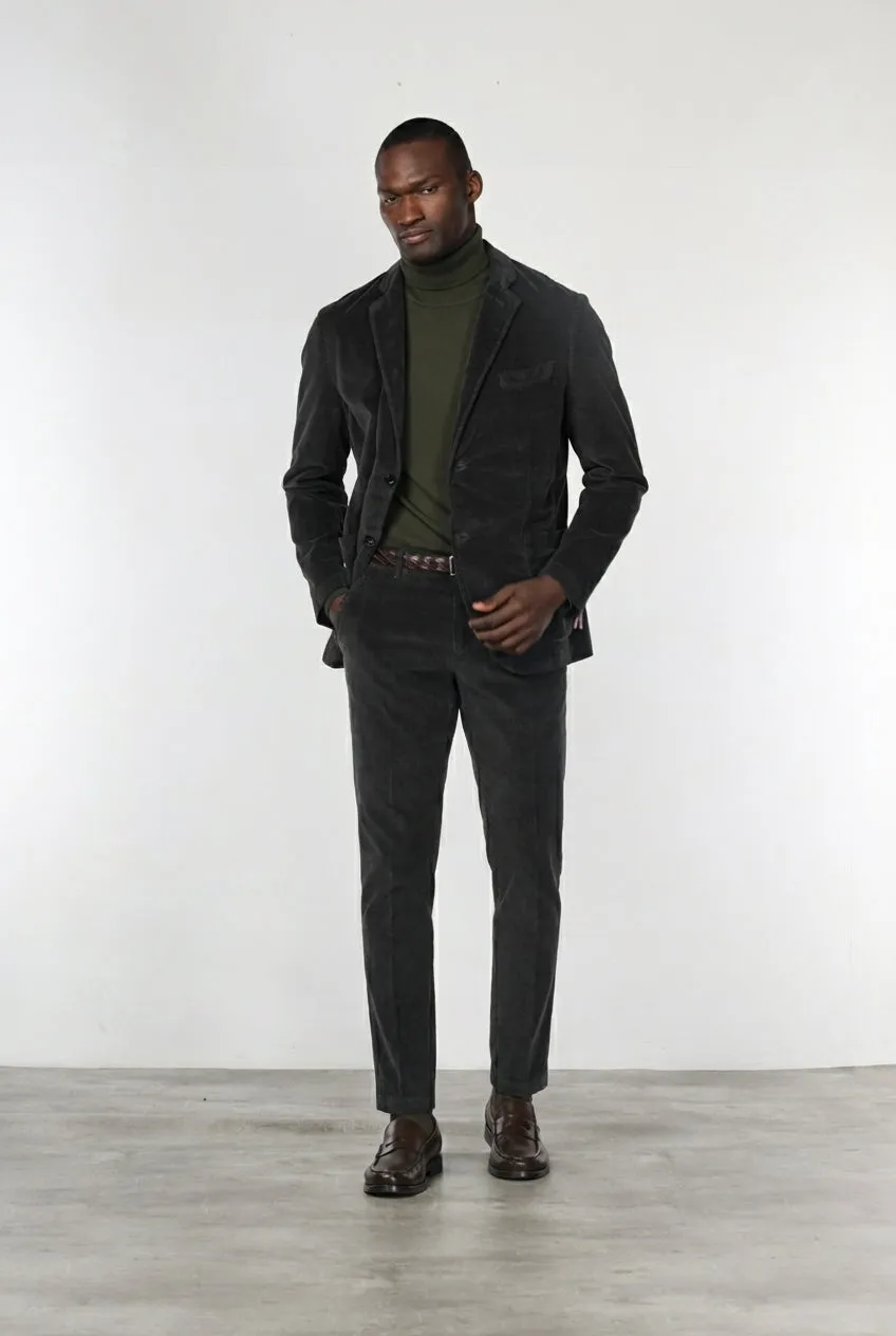 Mason's Chile pantalone cargo uomo marrone velluto extra slim