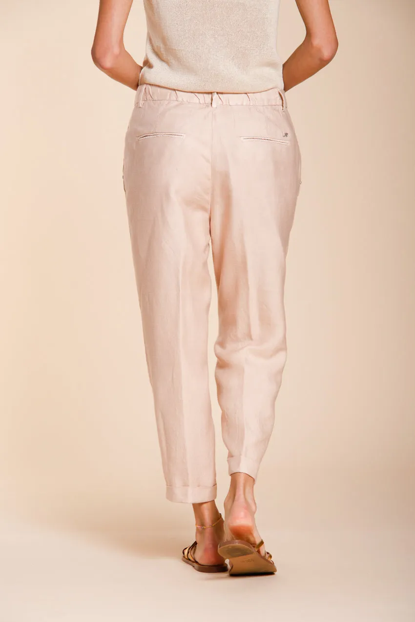 Mason's Linda Summer chino donna rosa relaxed lyocell