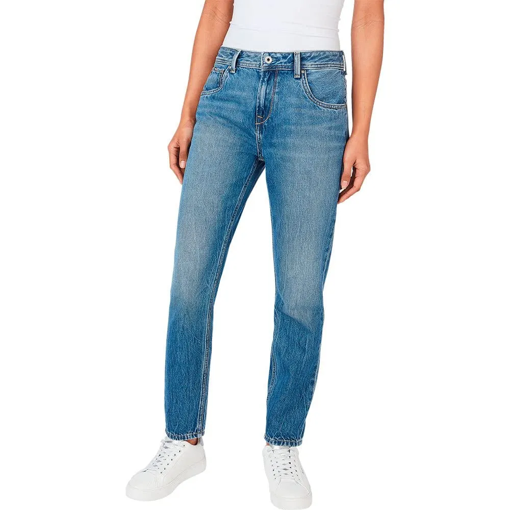 Pepe Jeans Violet Jeans Donna Blu Denim
